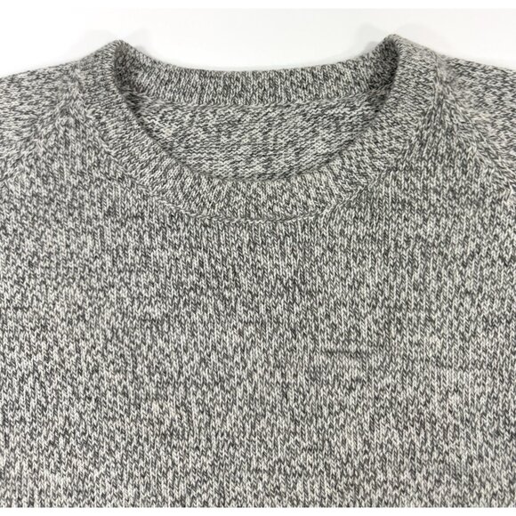 Paka Costa Sweater Pullover Alpaca Merino Wool Knit Handmade Unisex Small Gray - Picture 3 of 9